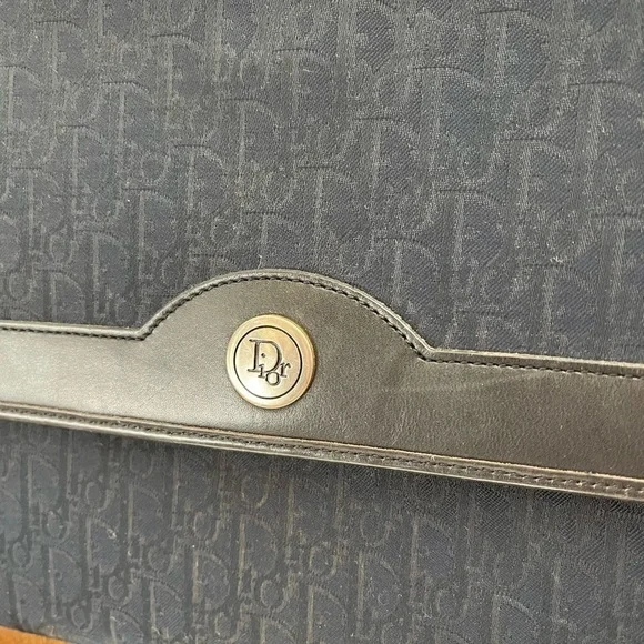 CHRISTIAN DIOR VINTAGE TROTTER MONOGRAM FLAP PURSE - Picture 5 of 13